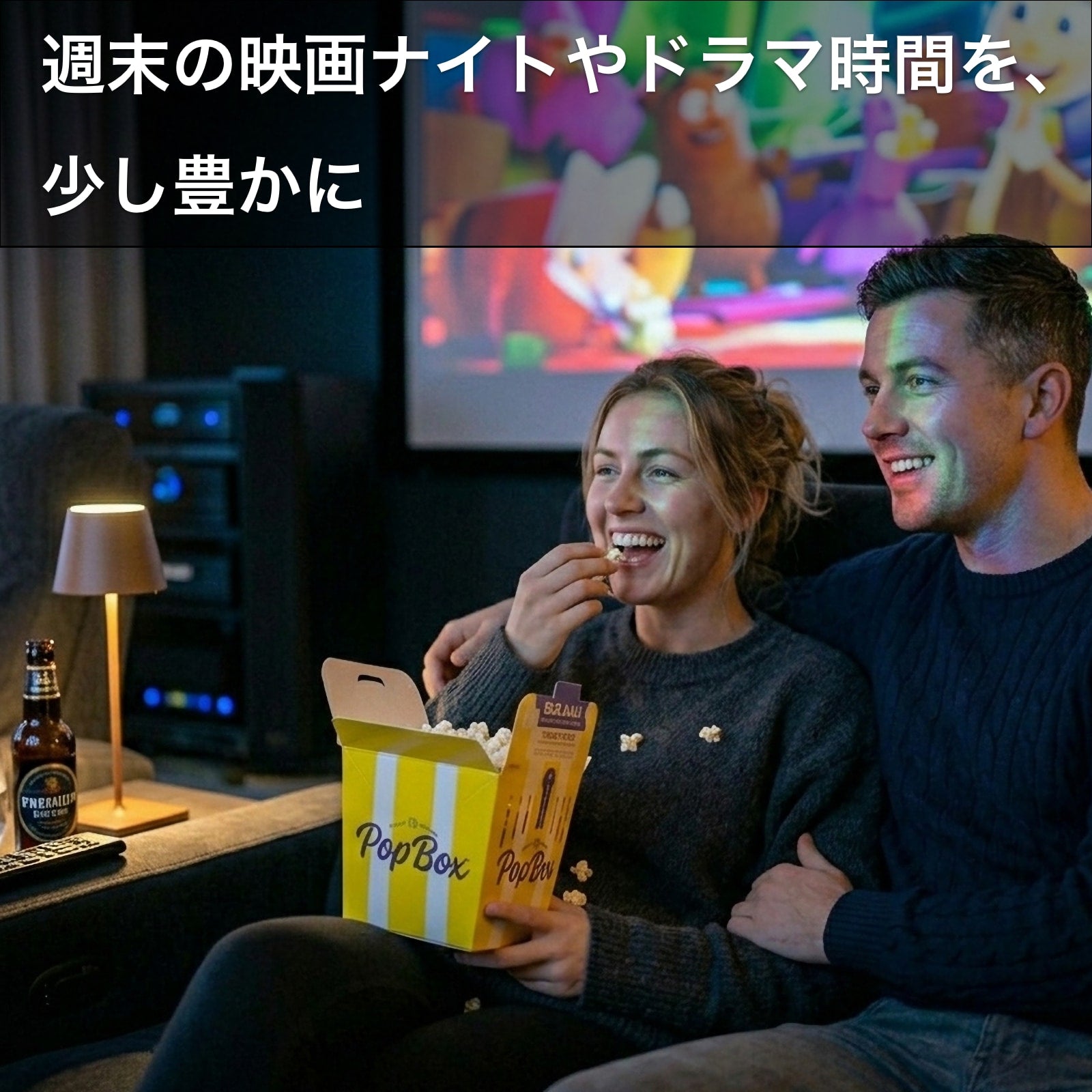 PopBox 電子レンジポップコーン 映画のお供に